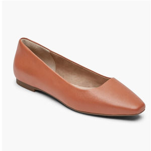 Rockport Total Motion Laylani Plain Ballet Flat in Picante Size 9 New Retail $75